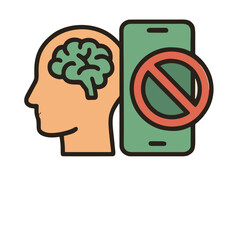 Icon for mental health digital detox