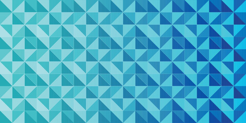 Fototapeta premium Abstract blue geometric polygon background compose by triangle shape. Abstract colorful background for design. Vector illustration.3D Abstract Background.