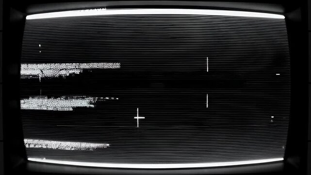 Access denied message on a retro crt monitor with digital glitch distortion. Cybersecurity concept showing a system failure or unauthorized entry warning on a black screen