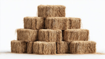 Pyramid of Hay Bales