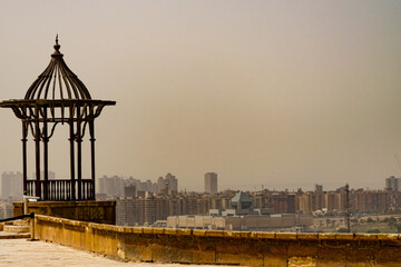 Views of Cairo from the Muhammad Ali Mosque. Egypt
