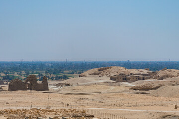 Views from Deir el-Bahari. Luxor. Egypt