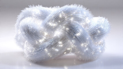 Abstract Knot with Fiber Optics