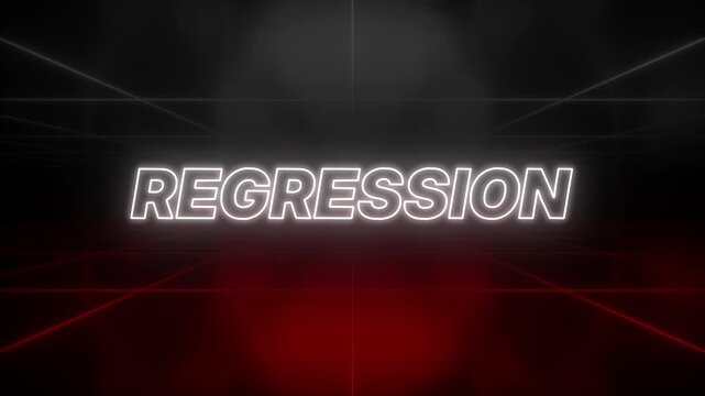 Regression Text 80s Style &ndash; Retro Aesthetic Background