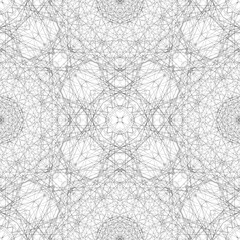 seamless op art creative geometric pattern, ornament, fashion print, modern linear background, original vector decoration