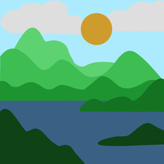 Fototapeta premium Montes