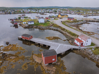 Tilting at Fogo, Newfoundland