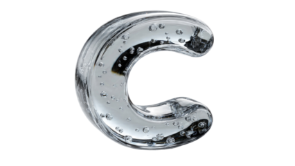Water Letter C
