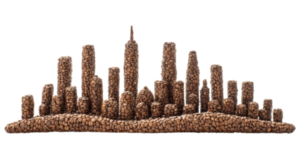 Coffee Bean Skyline