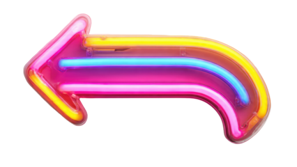 Neon Arrow Sign