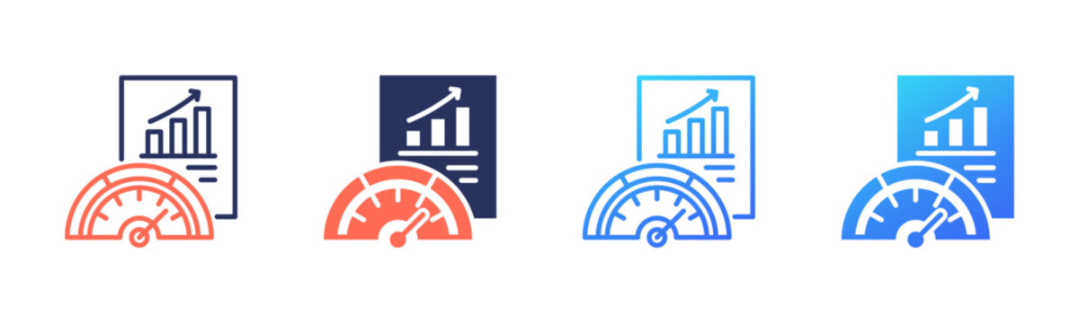 Indicator icon sheet multi color collection