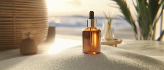 Casual Home Office Setup with Laptop