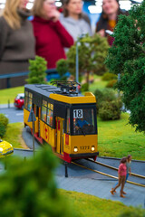 Makieta miniaturowe miasto Warszawa w miejscu "Kolejkowo" w Warszawa.