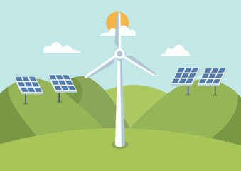 Solar and wind energy