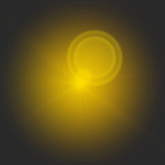 Stunning lens flare effect with radiant light beams, perfect for adding a touch of magic, hope, and inspiration to your designs and creative projects