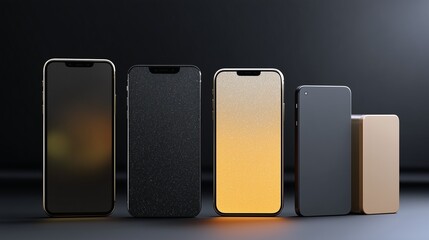 Smartphone models in size lineup