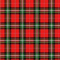 red and green plaid pattern
