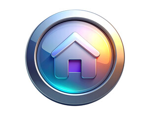 Crisp Home Key Icon &ndash; Minimalist Keyboard PNG
