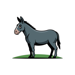 Llama icon on White Background Vector Art Illustration on white background.