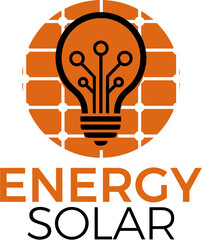 lOGO L&acirc;mpada Painel Energia Solar FORMATO EPS