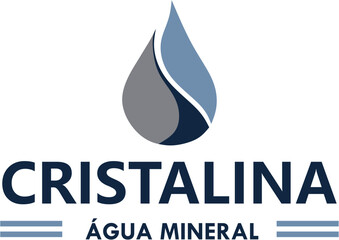 Logotipo Gota &Aacute;gua Mineral Azul FORMATO EPS