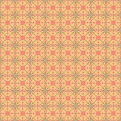 Vibrant colorful Seamless Tile Pattern. For textile prints, fabric, wallpaper, wrapping paper, stationery, website backgrounds, fashion, home decor, and digital scrapbooking