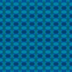 Abstract Geometric Pattern in Shades of Blue