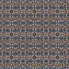 Geometric Pattern in Brown and Blue