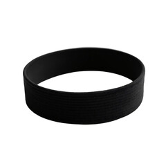 Black elastic mourning armband