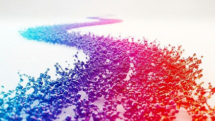 Colorful arrow gradient flow design