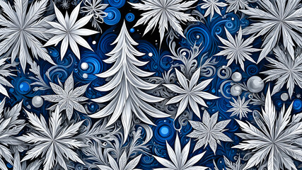 Christmas background for winter and New Year holidays. Festive winter landscape. poster, banner, flyer, background