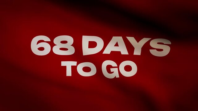 68 Days to Go - Coming Soon Annoucement