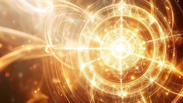 立体的に浮かび上がる神聖幾何学の宇宙 3D回転