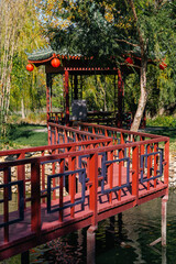 Chinese garden gate