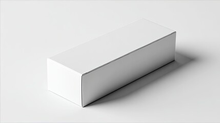 Fototapeta premium a minimalist design with two distinct objects placed against a plain background. on the left side of the image is a simple, rectangular box in a metallic silver finish
