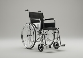 Fototapeta premium Modern wheelchair studio shot