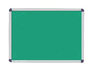 Blank green modern chalkboard illustration isolated vector