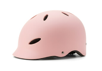 Pink bicycle helmet for safety