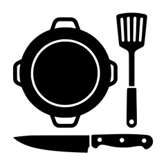 set of kitchen utensils