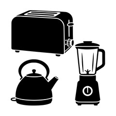 set of kitchen equipment