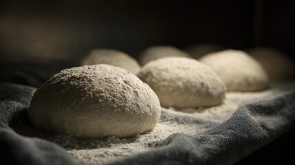 Dough Balls Rising: Bread Making, Baking, Food Prep, Artisan