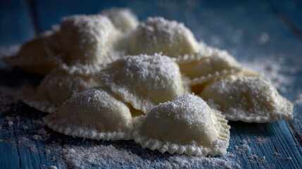 Fresh Ravioli Pasta, Italian Cuisine, Gourmet Food