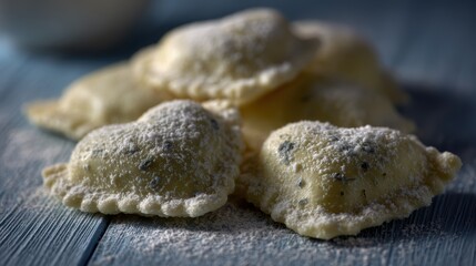 Fresh Ravioli Pasta, Italian Food, Homemade Meal, Delicious