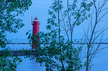 lighthouse on the lake