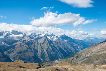 the beautiful mountain landscape of the alpine landscape of Switzerland