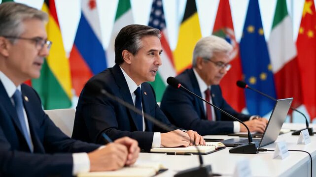 Official communicates policy details during international diplomatic forum