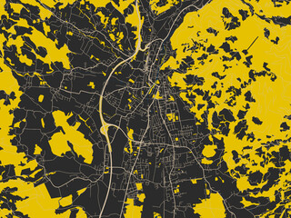 Abstract City Map Wolfsberg Austria