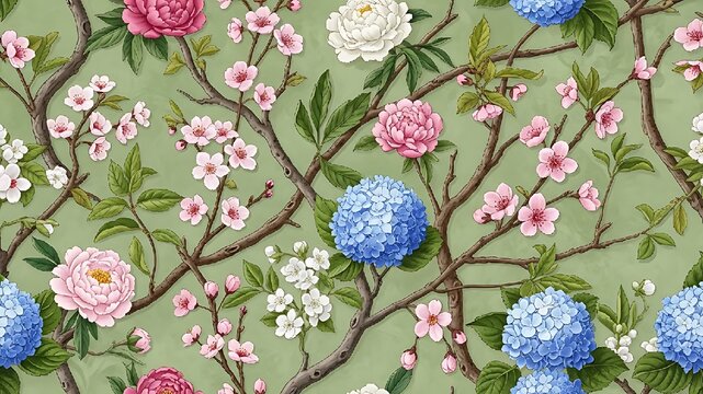 Vintage floral pattern
