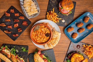 A feast where classic and innovative elements come together, featuring everything from fried sea...