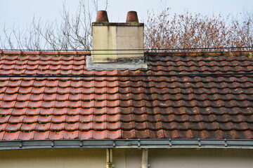 Nettoyage de toiture en tuiles	